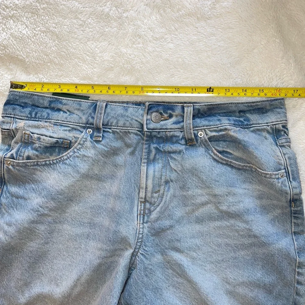 wild fable Light Blue Denim Cutoff Mid Rise Shorts - Picture 2 of 6